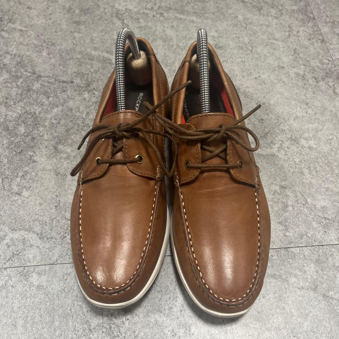 新品未使用 ROCKPORT デッキシューズ 25cm 送料無料