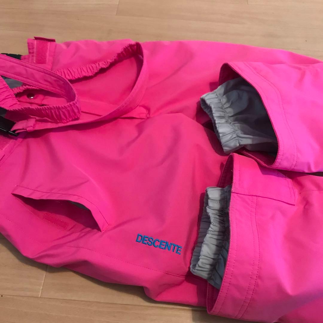 キッズ DESCENTE スキー スノーボード ウェア 160上下。