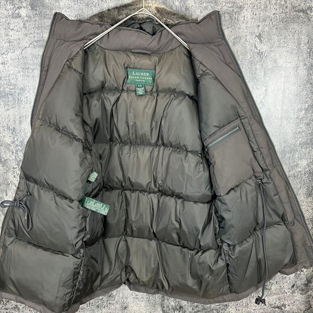 LAUREN RALPH LAUREN ファー ダウンコート モッズコート