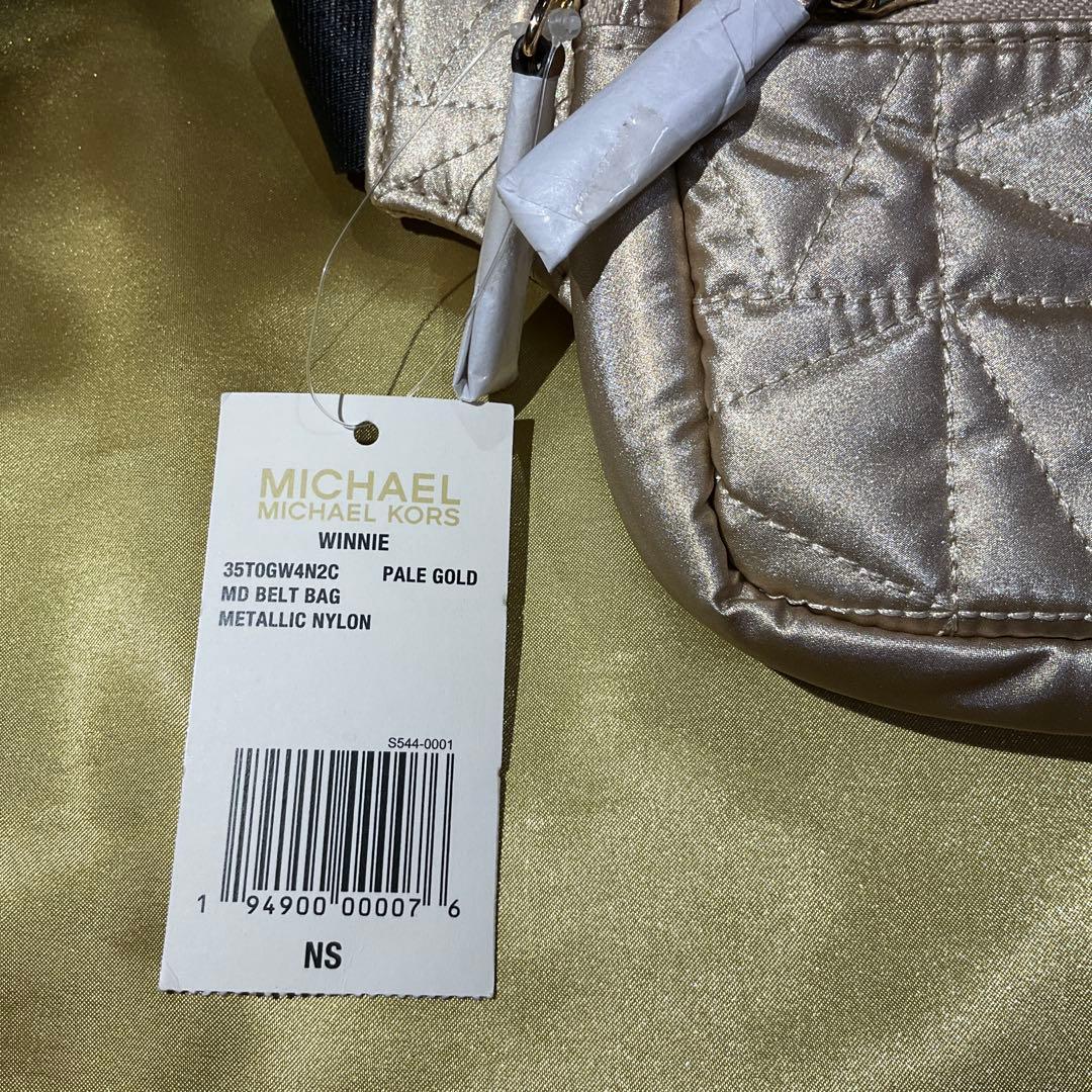 MICHAEL KORS ウエストポーチ　ゴールド　新品