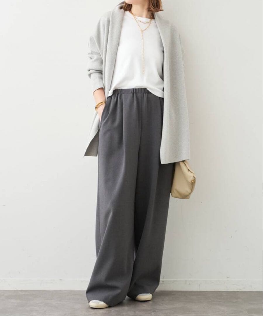 新品 Deuxieme Classe SMOOTH TOPガウン グレー