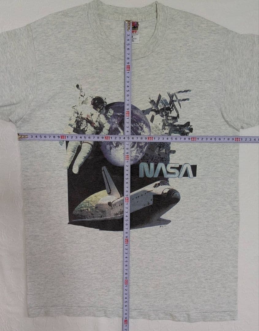 90s USA製 NASA 宇宙飛行士 Tシャツ シングルステッチ コピーライト