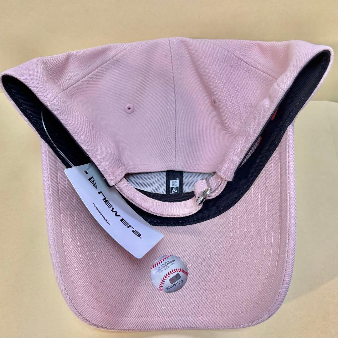 ニューエラ ラインストーン ドジャース ピンク キャップ NEWERA