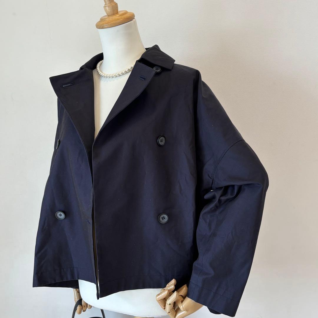 【極美品】PUAL CE CIN 撥水加工 リラックスショート丈トレンチコート