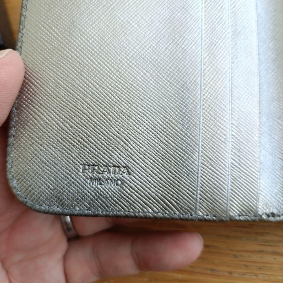 PRADA プラダ ラウンドファスナー ジップ 三角ロゴ