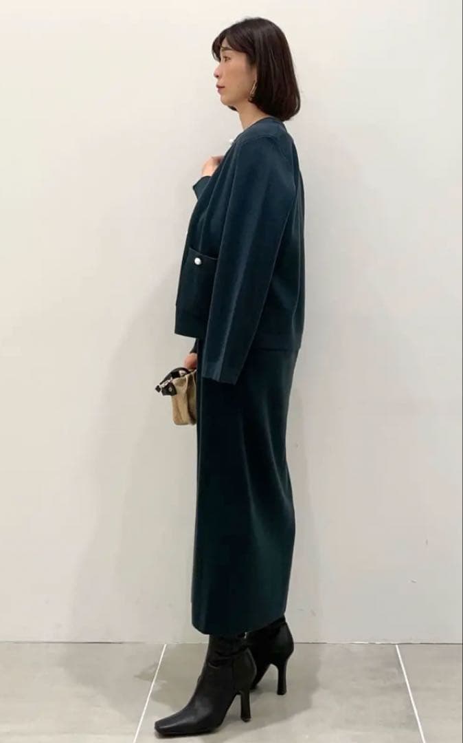 完売　23区　【CLASSY掲載】　ウールブレンド カーディガン　¥26,400