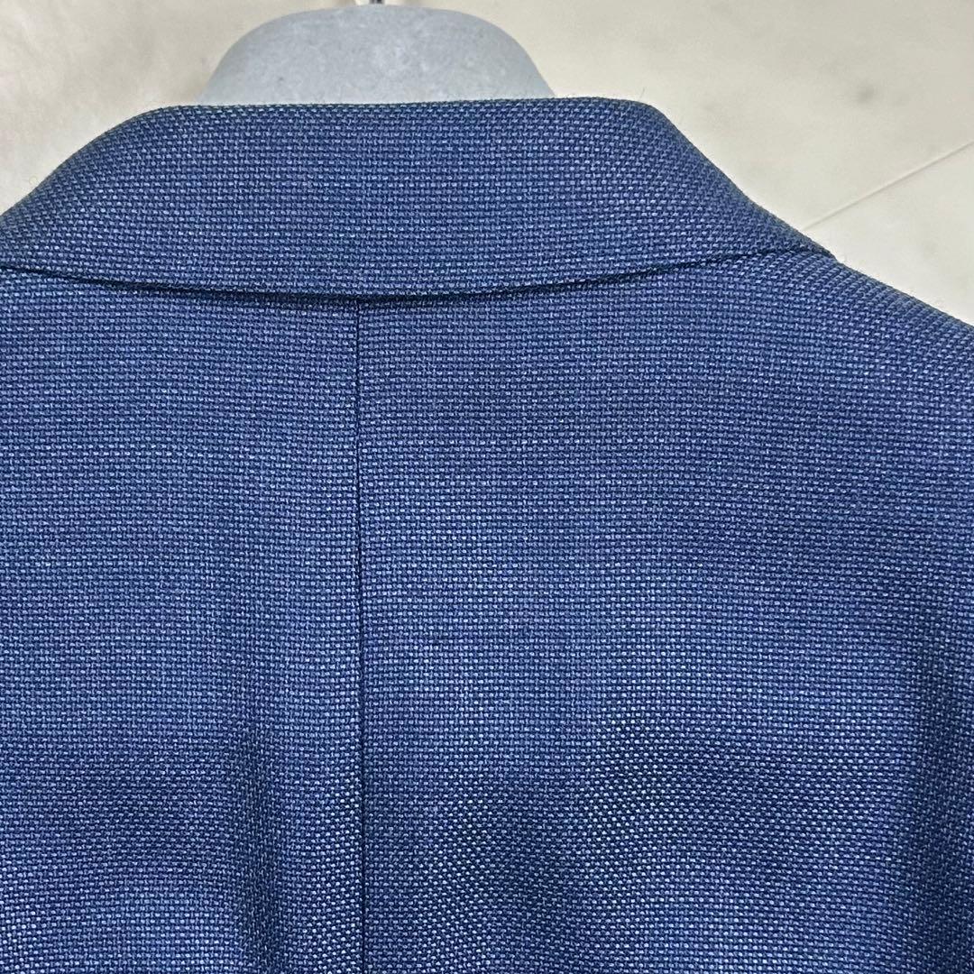 Paul Smith ポールスミス【M】シルク混テーラードジャケット ネイビー