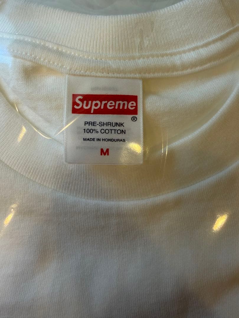 ステッカー付き　supreme アラビック　box logo tee Mサイズ