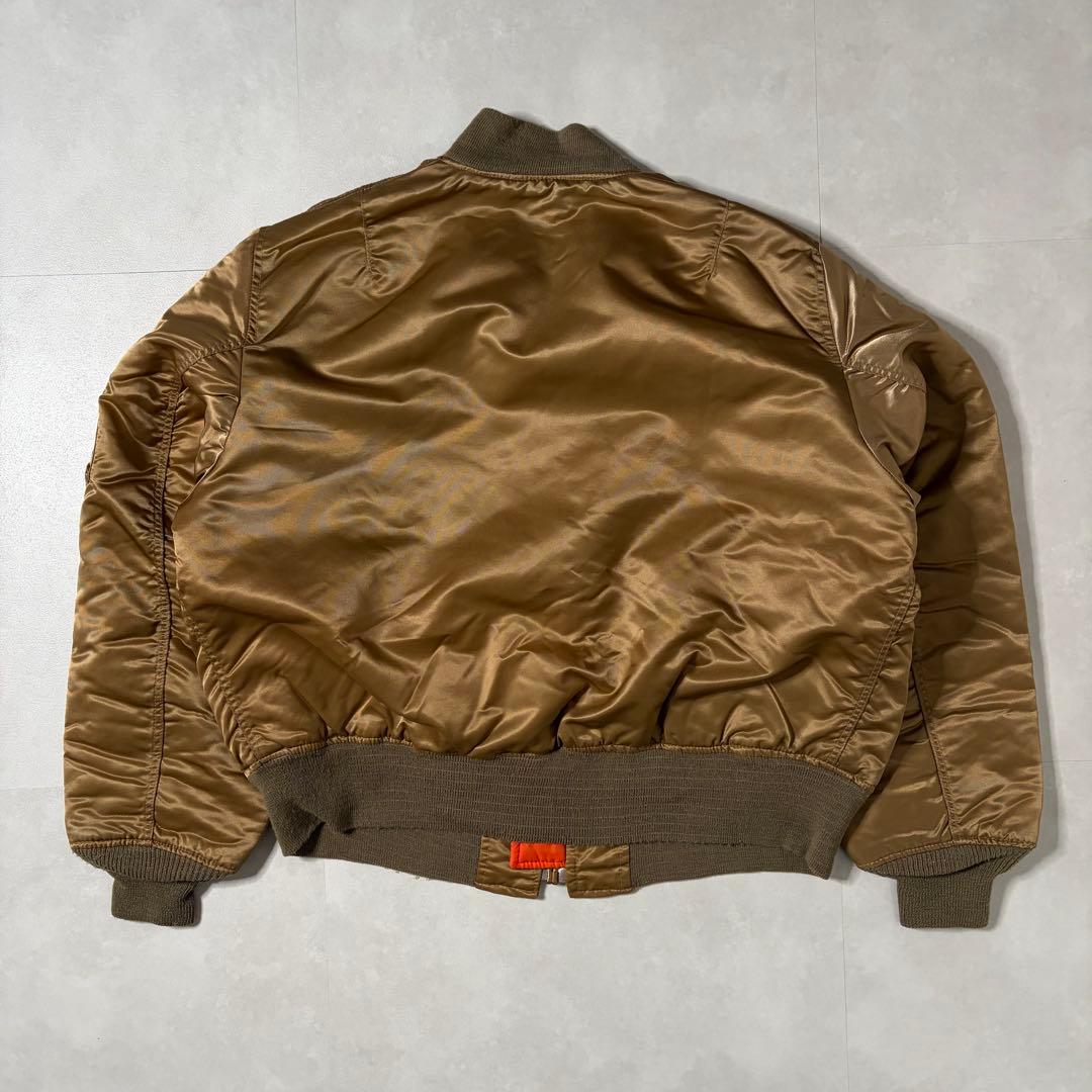 【激レア・超美品】USA製 Corinth MA-1 ジャケット ゴールド L
