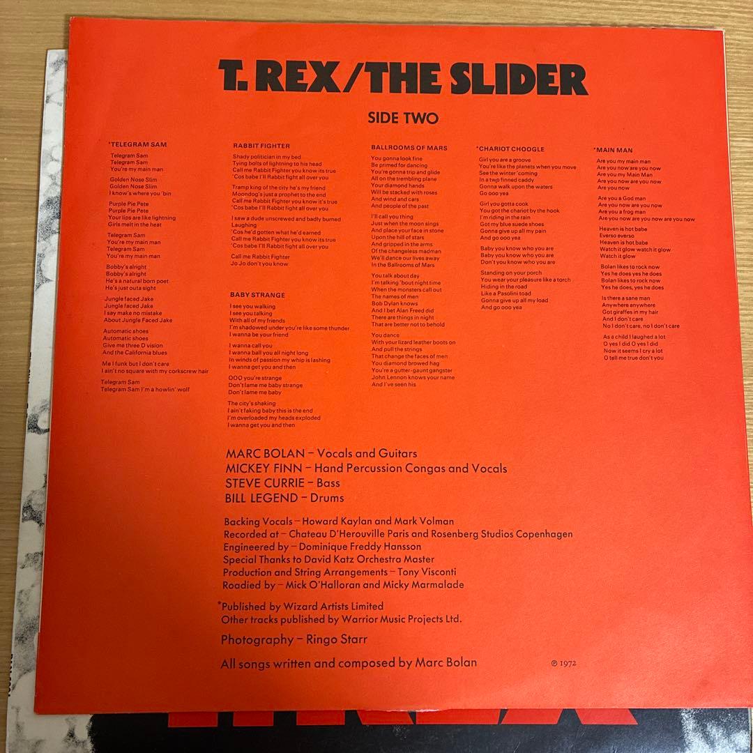 【UKオリジナル盤】T. REX THE SLIDER レコード BLN5001