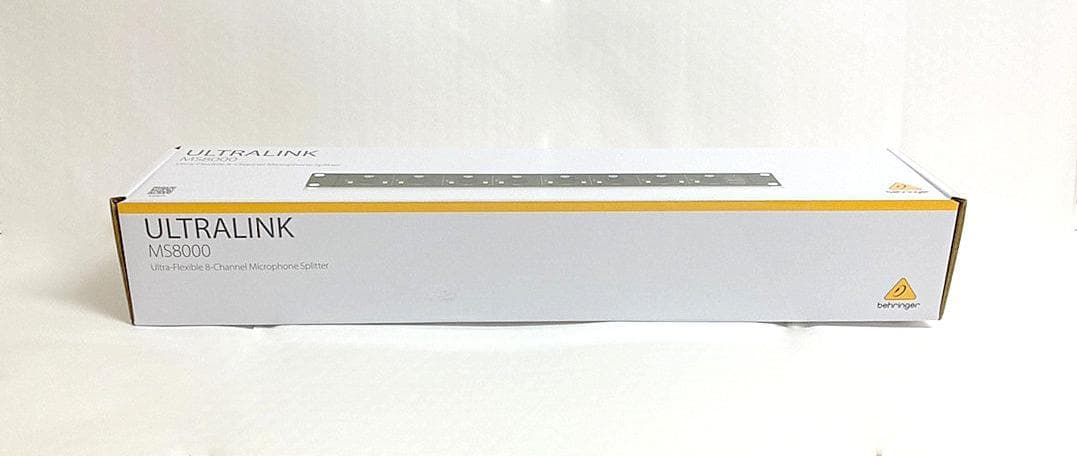べリンガー マイクロホンスプリッター ULTRALINK MS8000 ミキサー