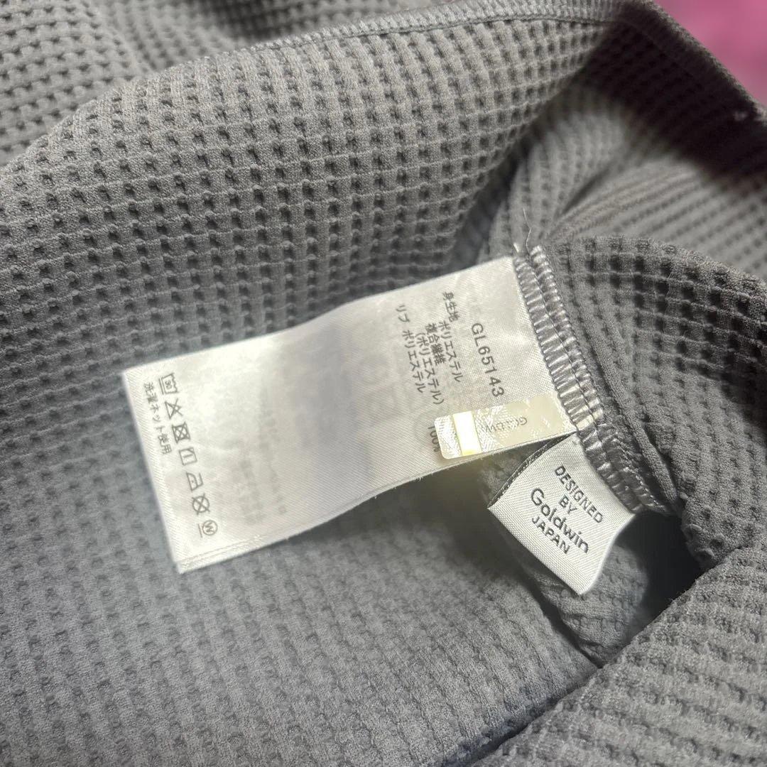 Goldwin チャコールグレー　ワッフルTシャツ