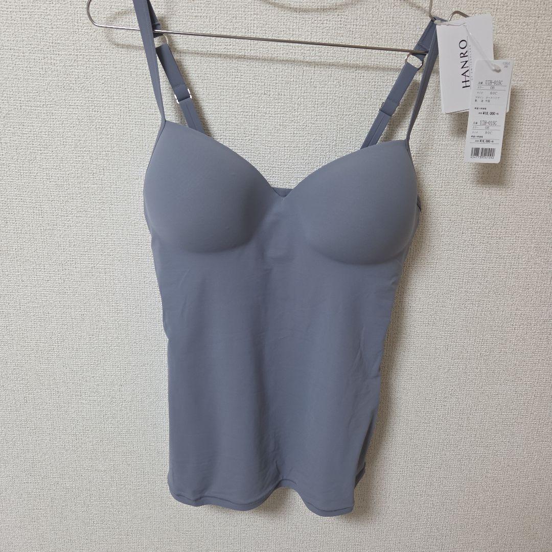 未使用 HANRO UIH-015C グレー キャミソール 80C