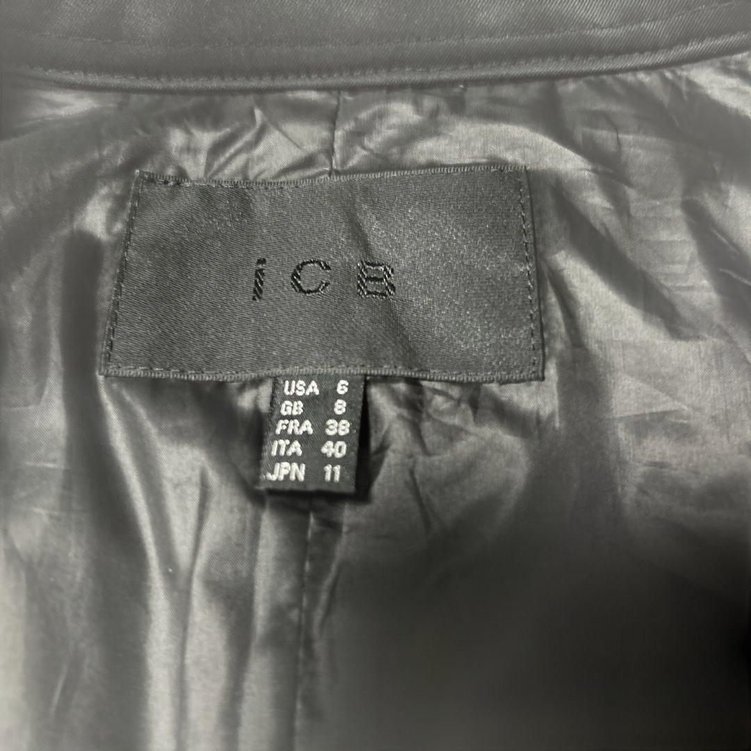ICB ダウントレンチコート　ブラック　　１１号