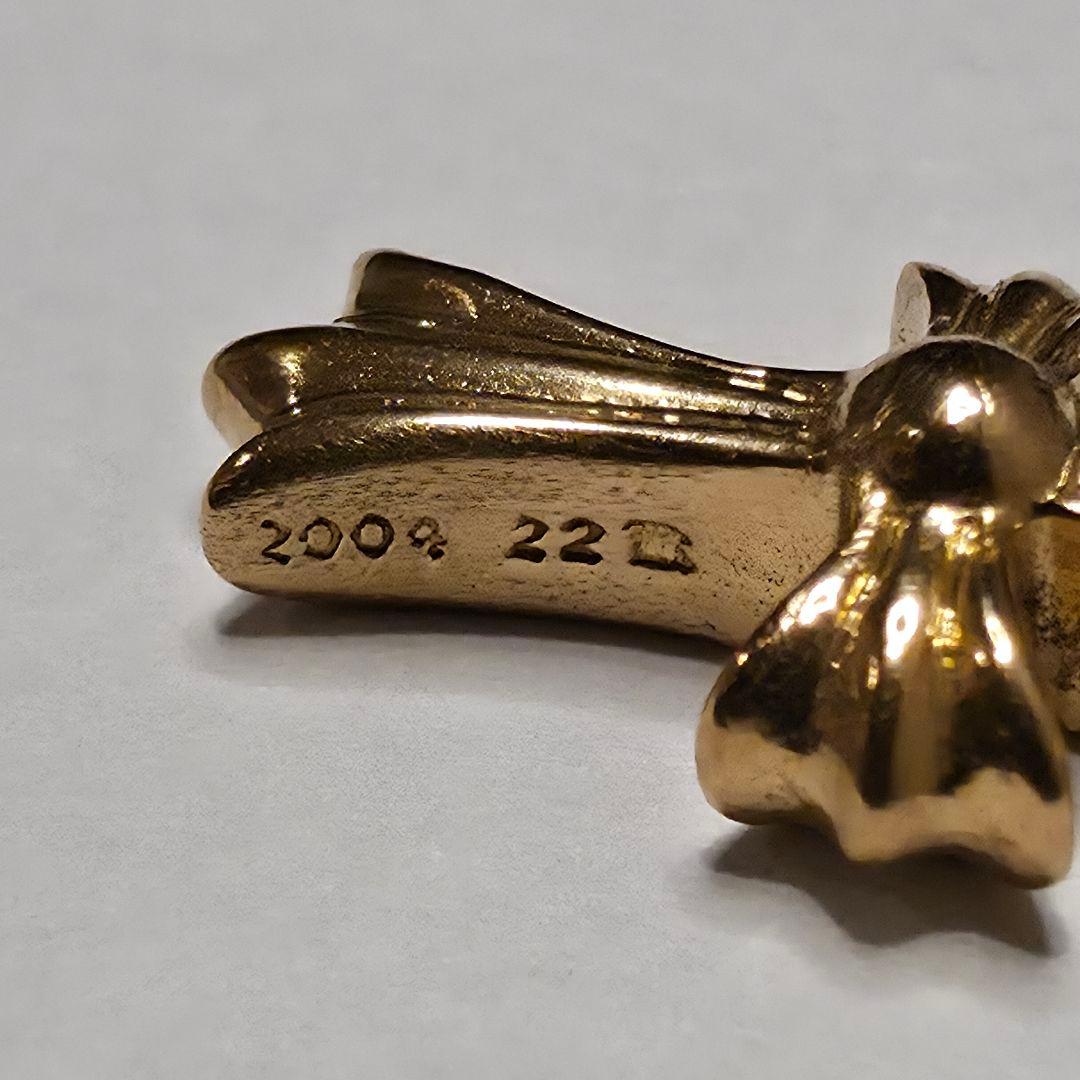 クロムハーツ　CHクロス ベビーファットチャーム　22K　パヴェダイヤモンド