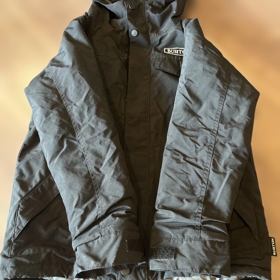 BURTON ブラック キッズスノーボードウェア
