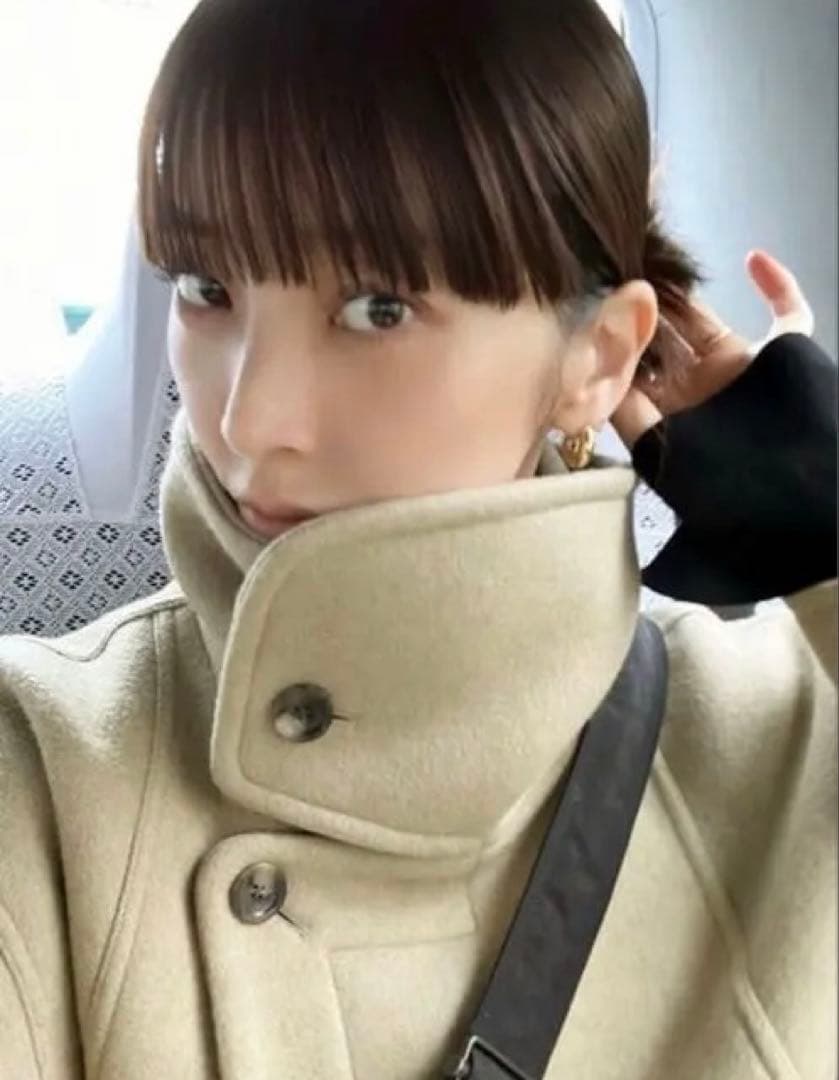 （新品）TODAYFUL ウール　スタンドカラー　ロングコート