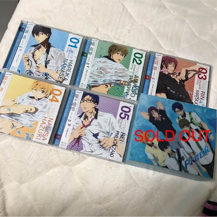 アニメFree!＆Free!ES キャラソン各種＋各エンディングCD