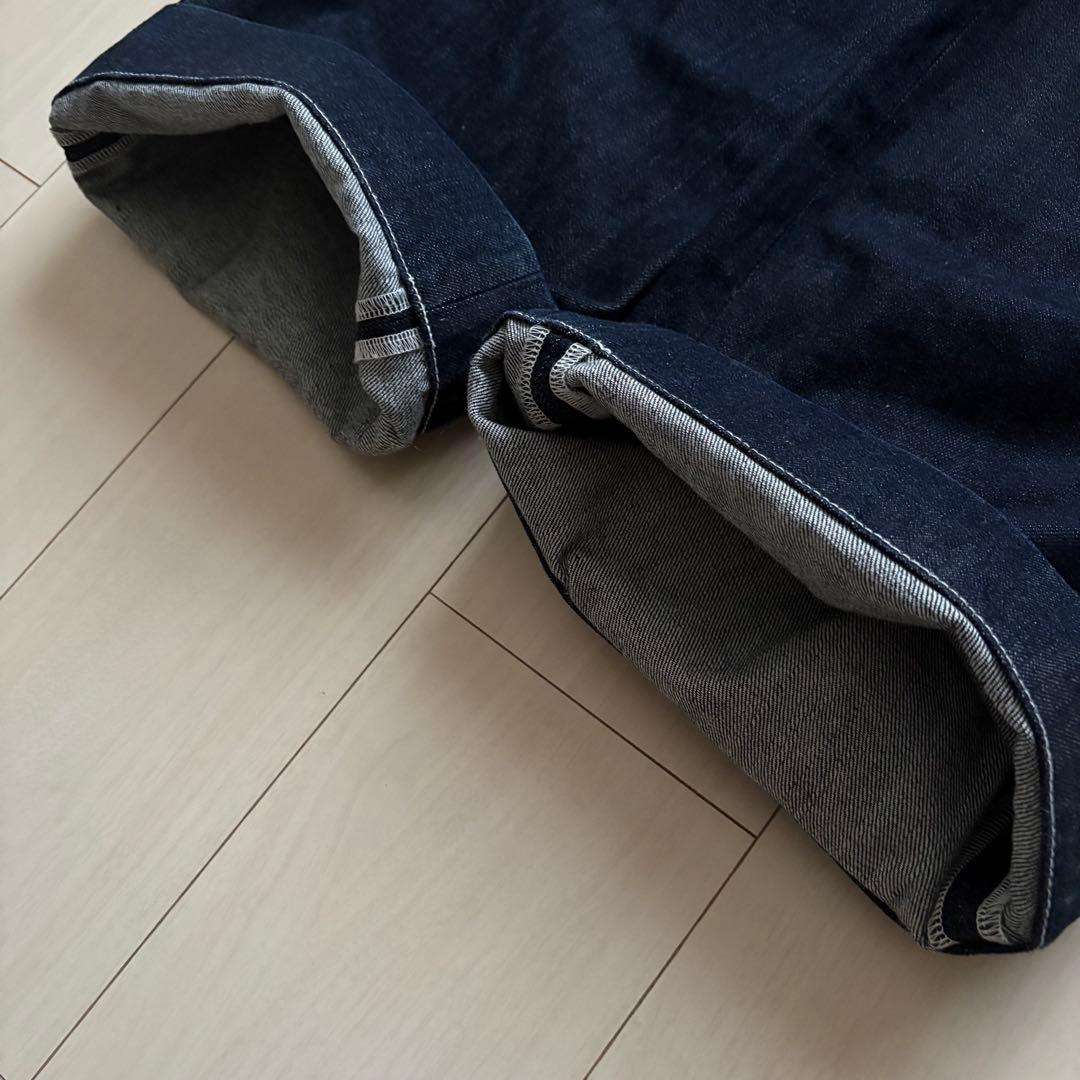【美品】アダムエロペ デニム マリンパンツ ワイドパンツ インディゴ 36 S