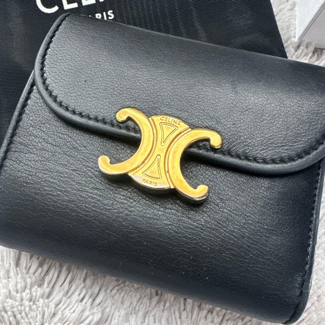CELINE スモール フラップウォレット トリオンフ 財布