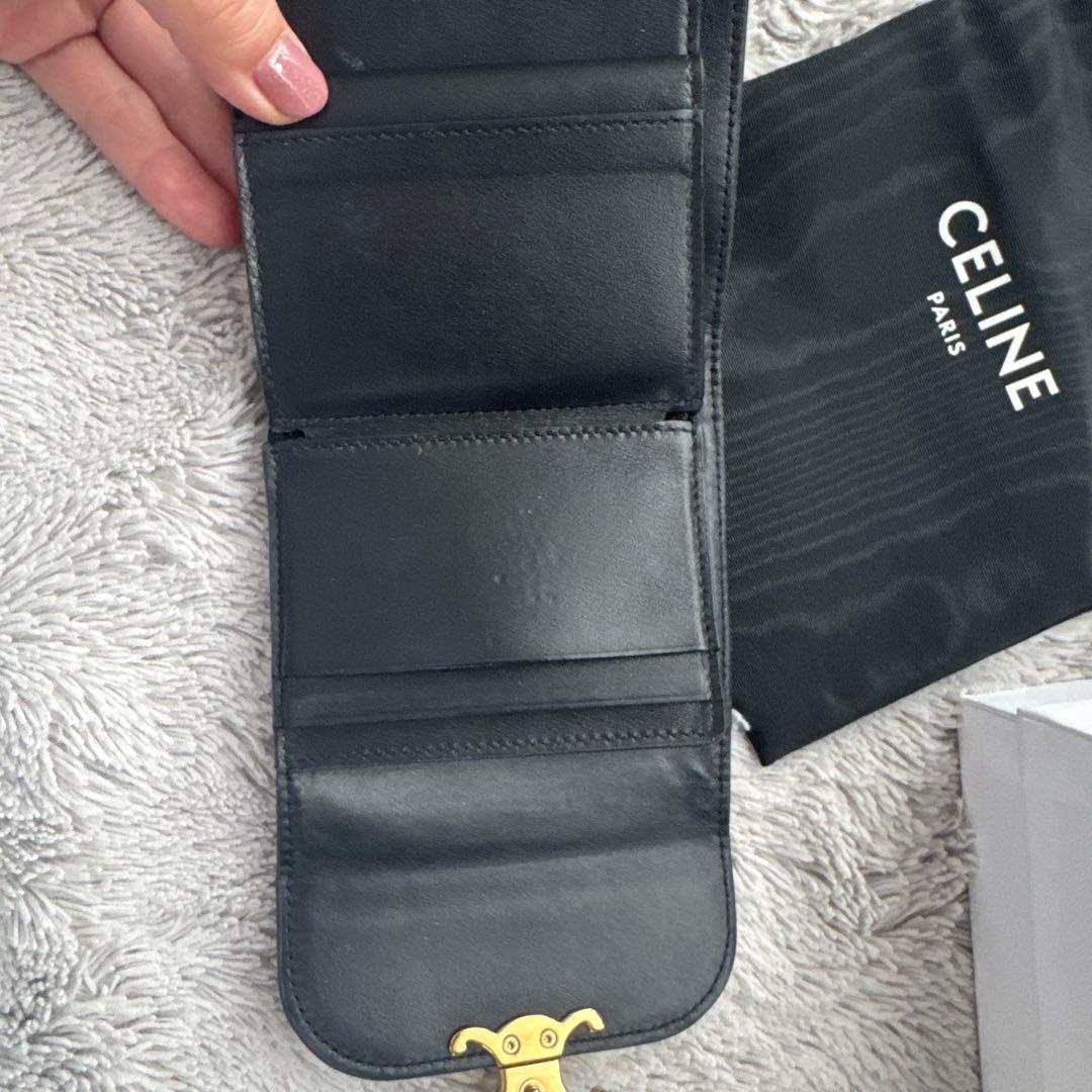 CELINE スモール フラップウォレット トリオンフ 財布