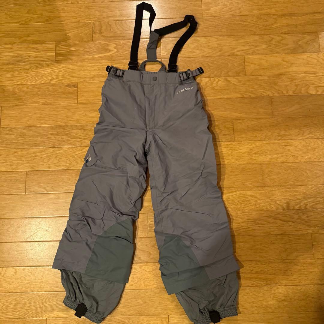 美品 mont-bell kidsサイズ ウェア セットアップ
