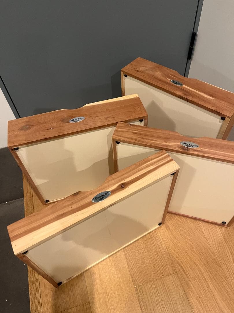 Woodlore (ウッドロア)　４点セット　シャツボックス２個タイボックス２個