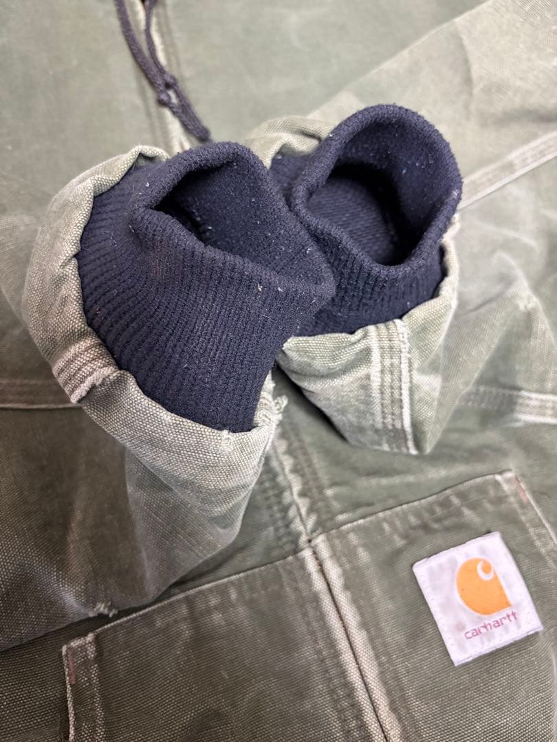 90s Carhartt カーハート アクティブ ジャケット 裏サーマル モス