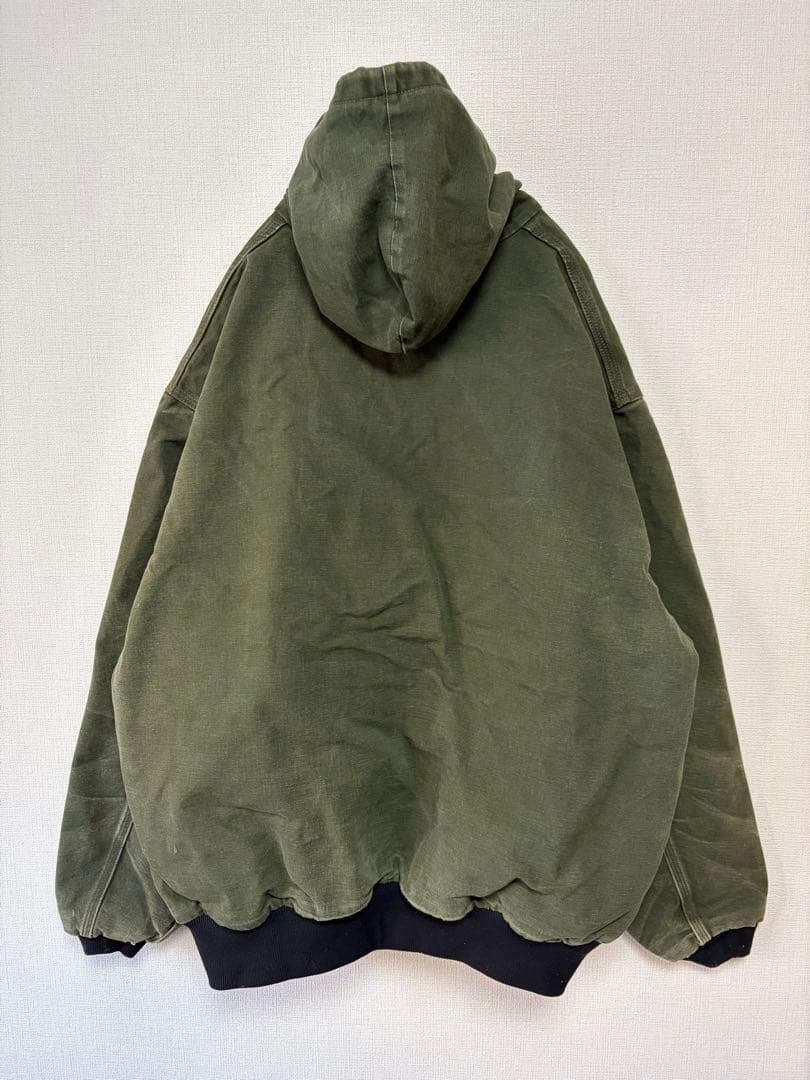 90s Carhartt カーハート アクティブ ジャケット 裏サーマル モス