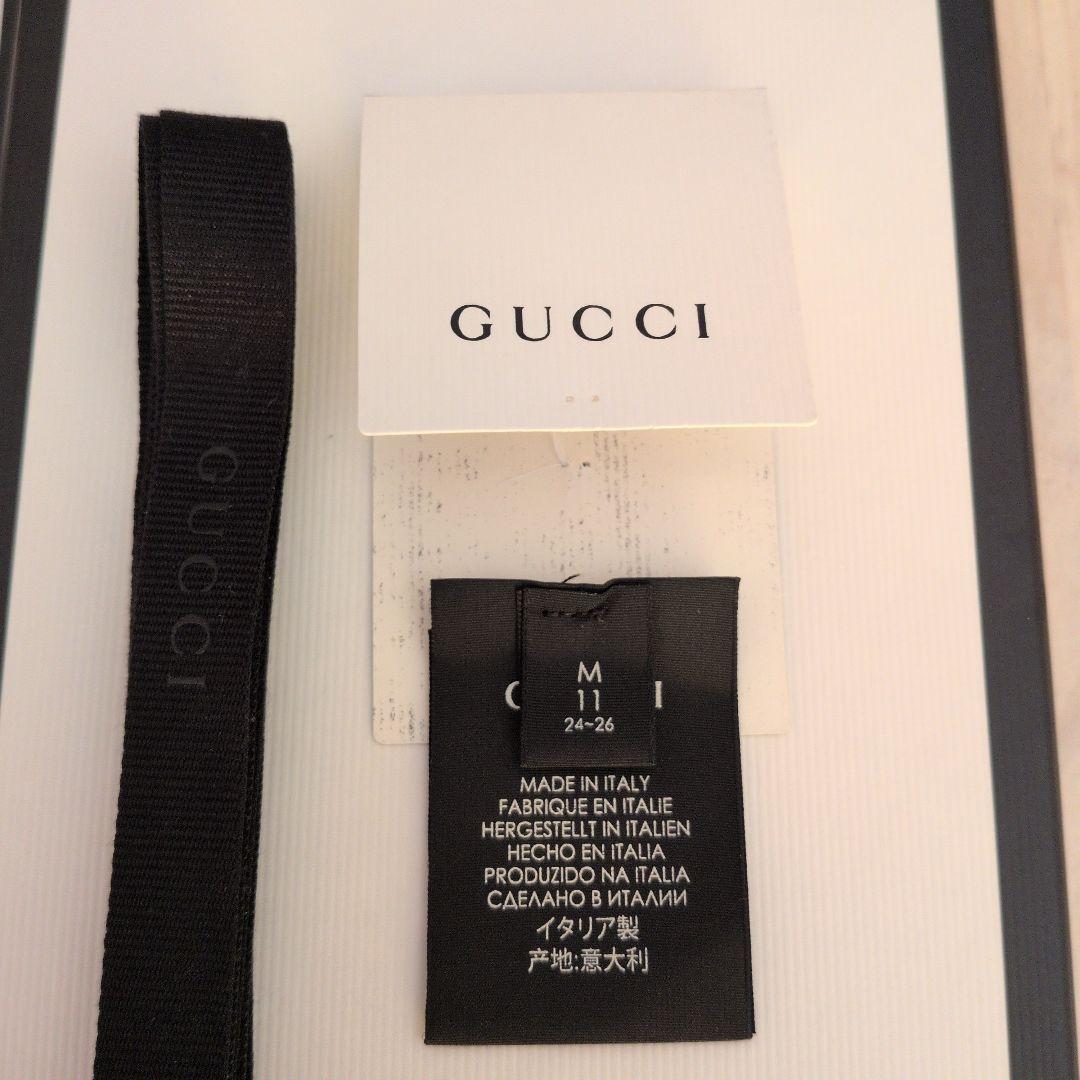 最終価格最安値GUCCI トラ刺繍 リブ編みソックス