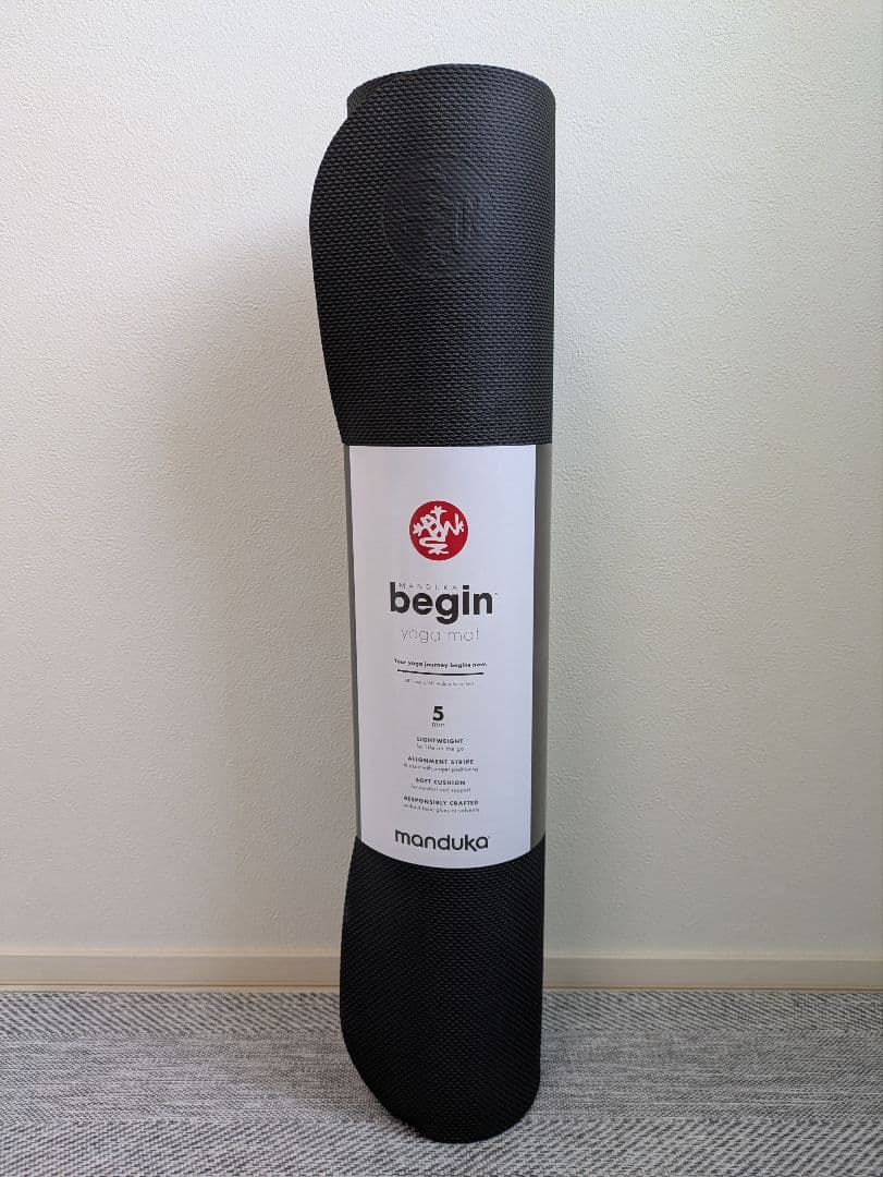 Manduka マンドゥカ ヨガマット 5mm BEGIN ブラック