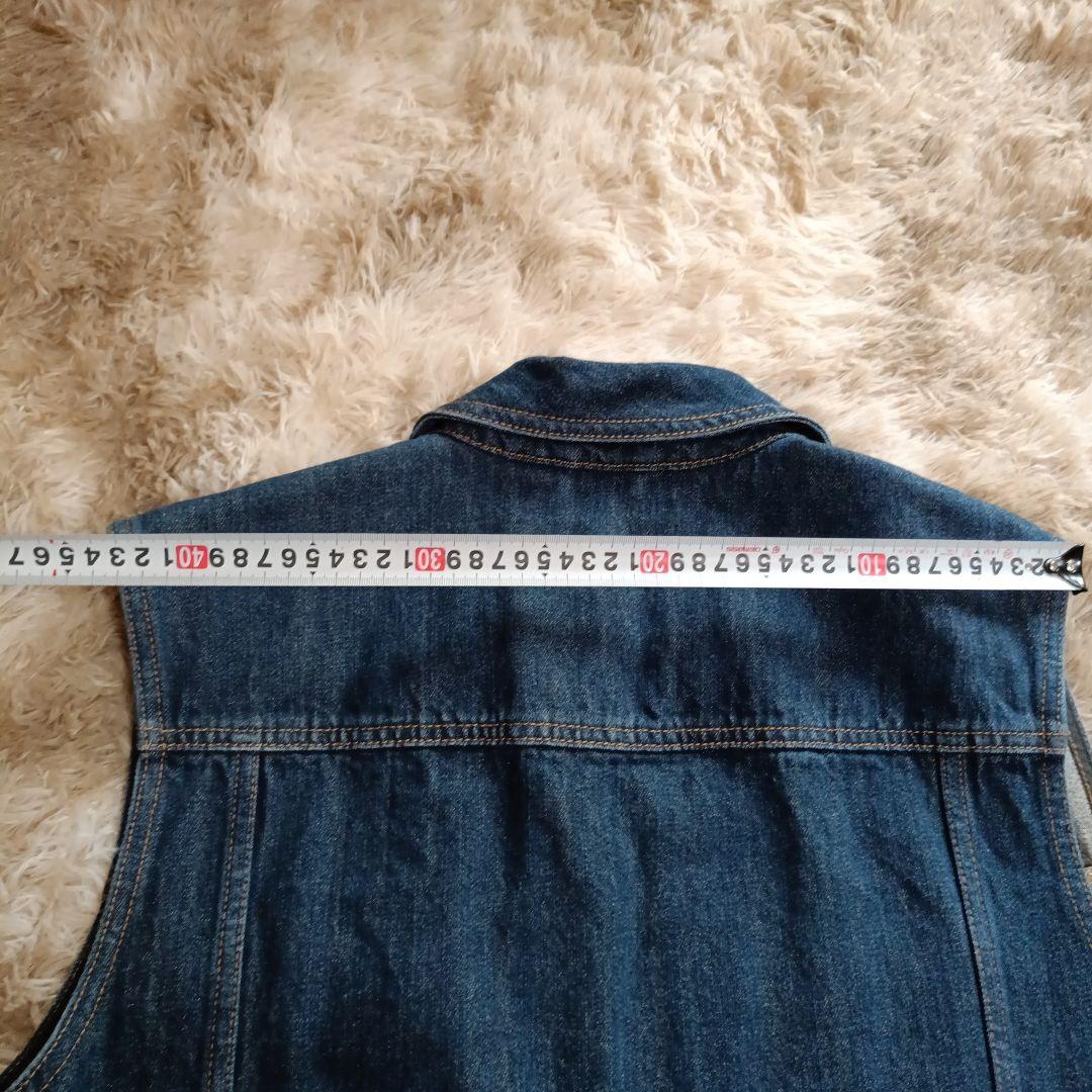 美品 Harley Davidson デニム ベスト L ワッペン パッチ