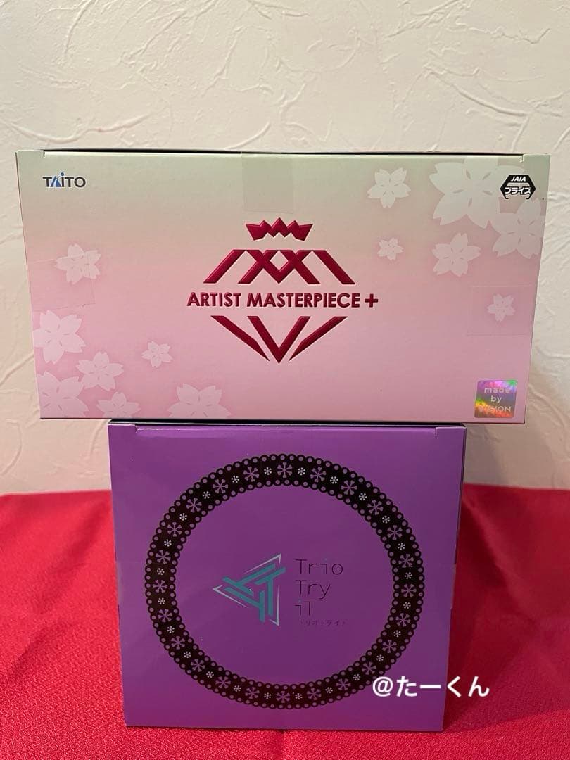 桜ミク AMP＋ フィギュア 〜桜ドレスver.〜　雪ミク✕クロミ
