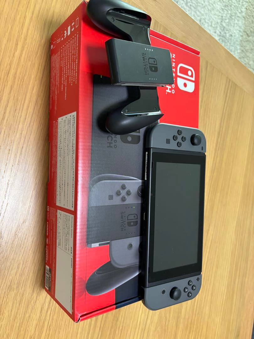 Nintendo Switch グレー 本体 動作確認済み