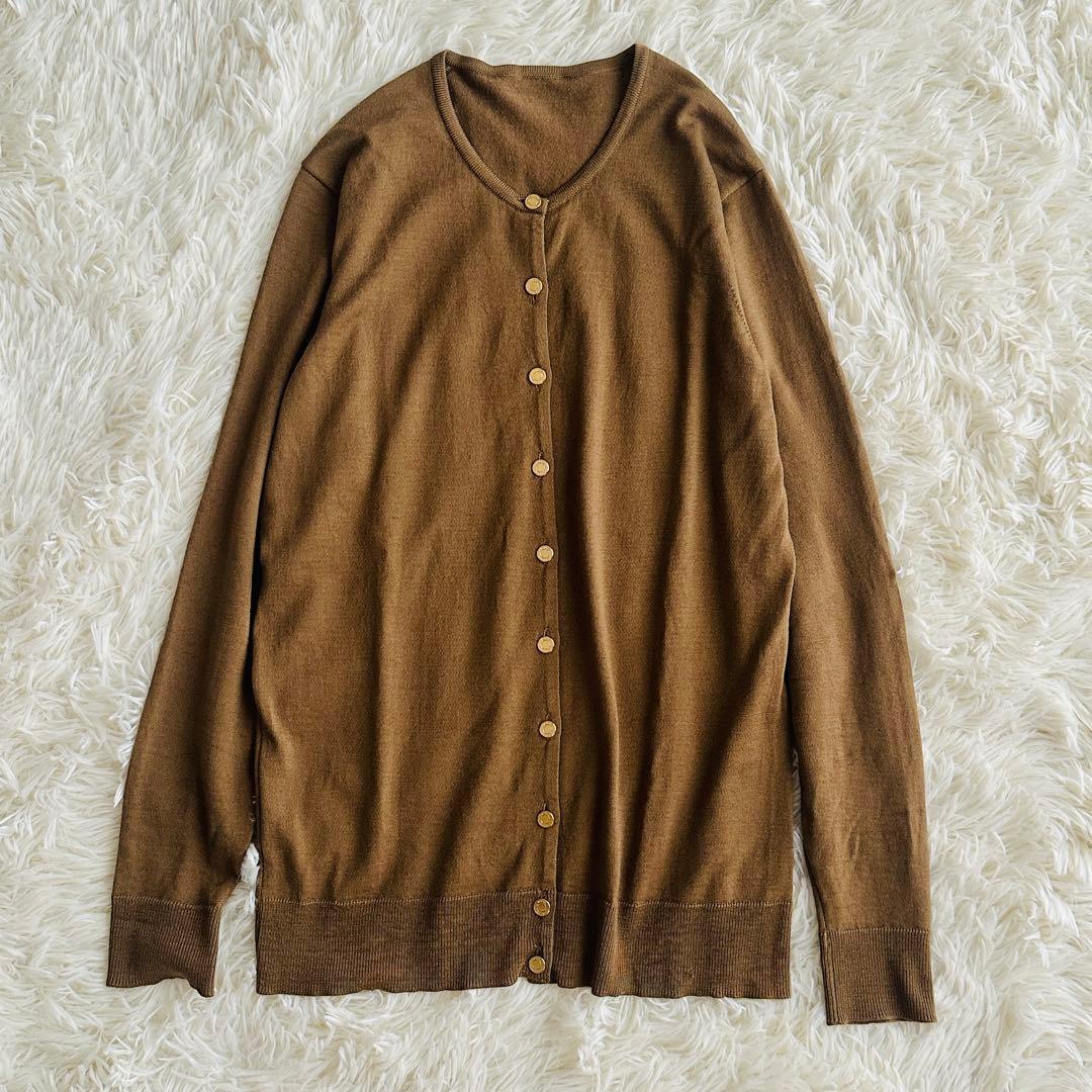 【未使用級】DeuxiemeClasse FF30カーディガン 金ボタン ウール