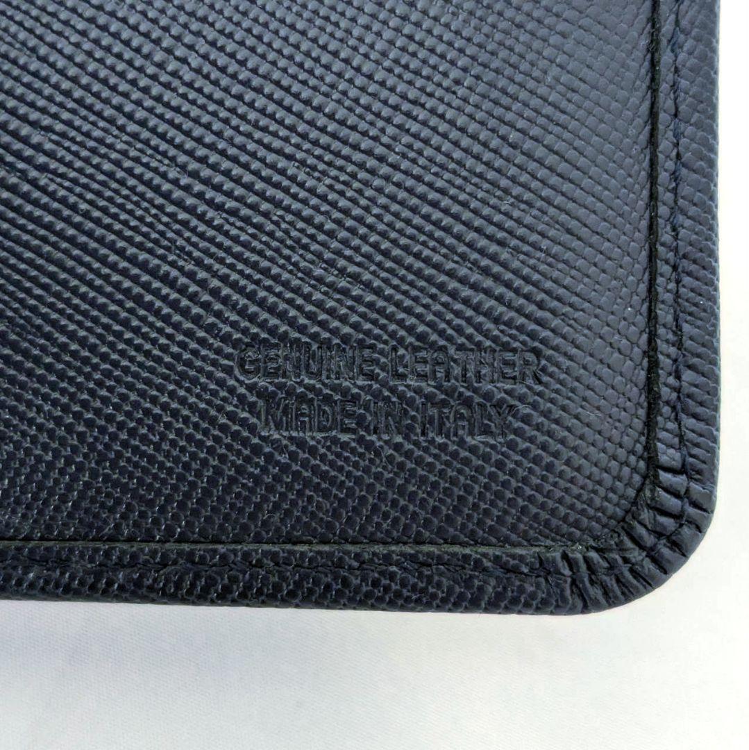 VIVIENNE WESTWOOD がま口 折財布 オーブ ネイビー レザー