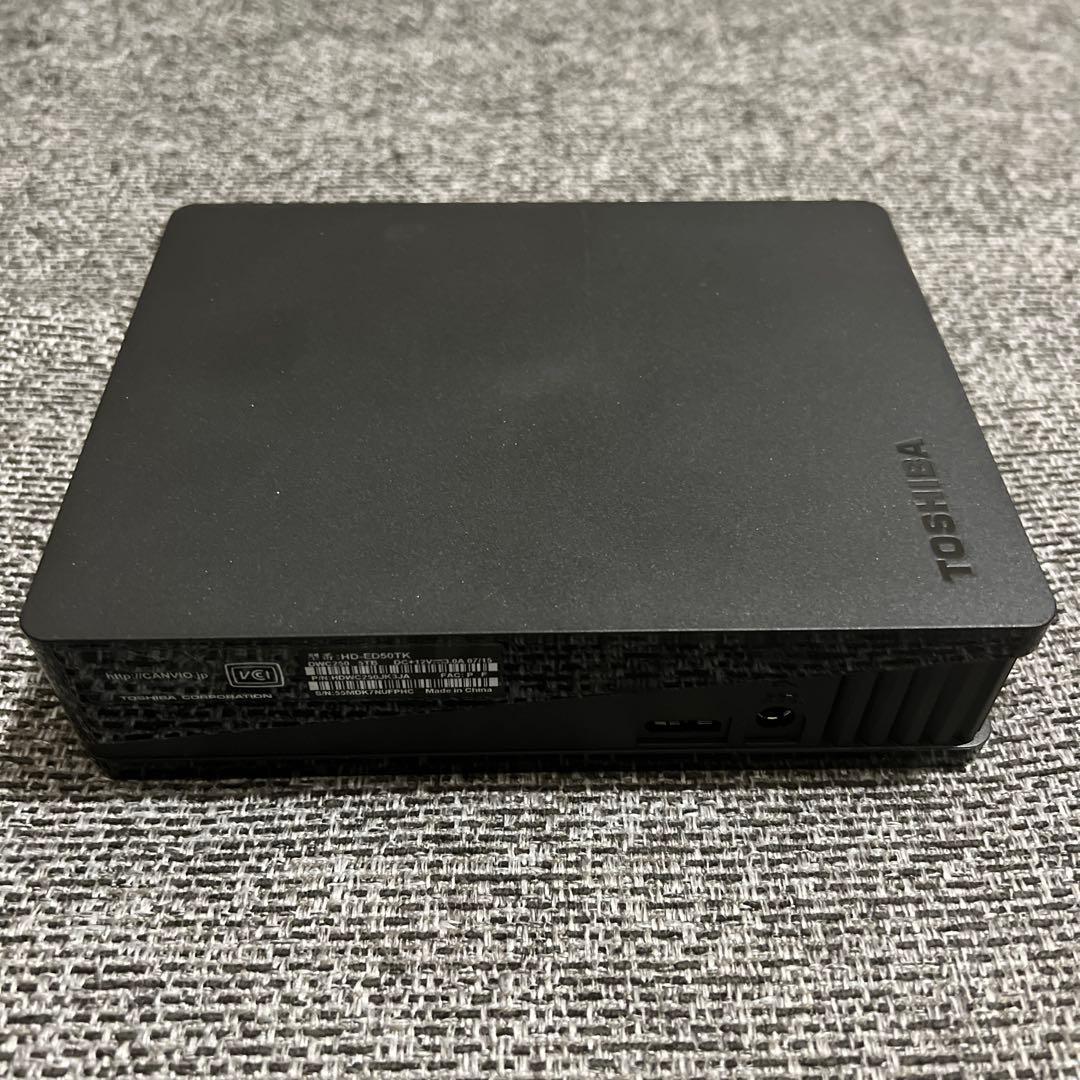 Toshiba 外付けハードディスク HD-ED50TK