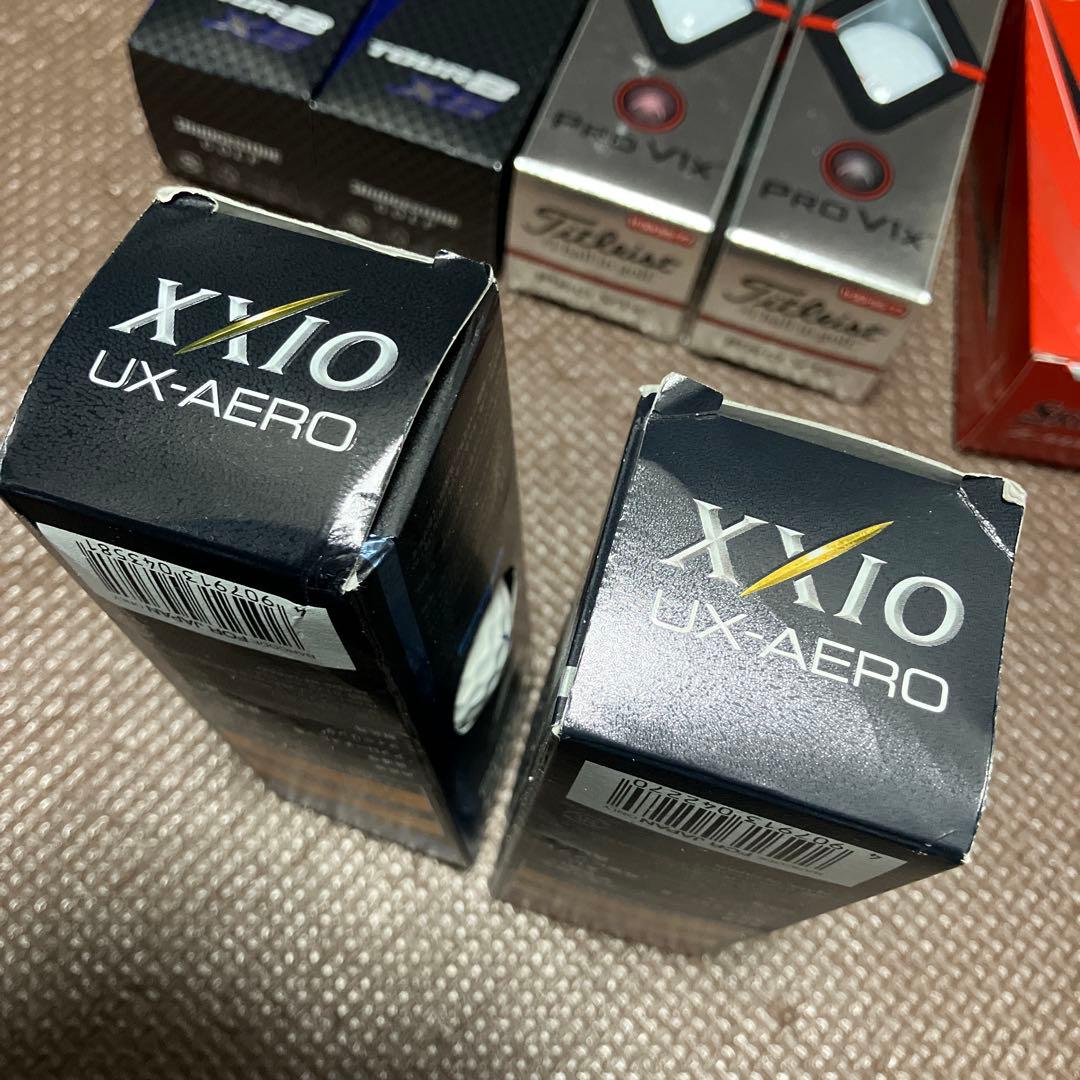 ゴルフボール ゼクシオ UX-AERO ダンロップ TOUR B XS 他