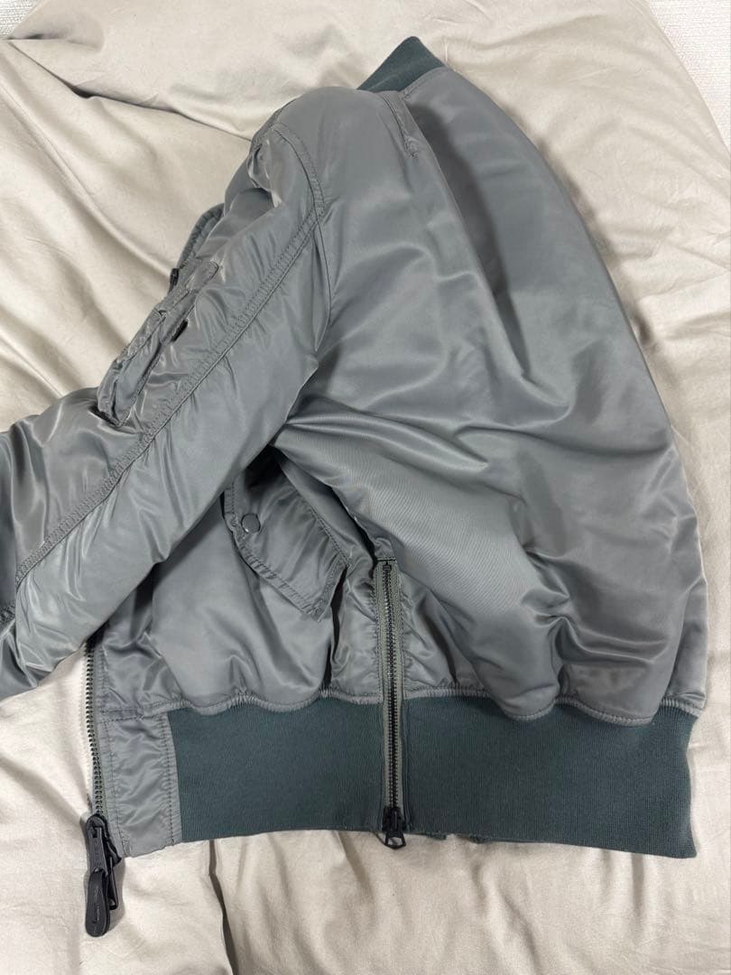 専用ALPHA × monkey time SIDE ZIP MA-1/ブルゾン