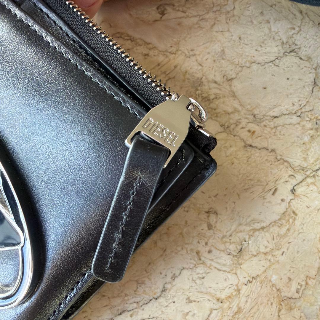 DIESEL ディーゼル 二つ折り財布 ブラック