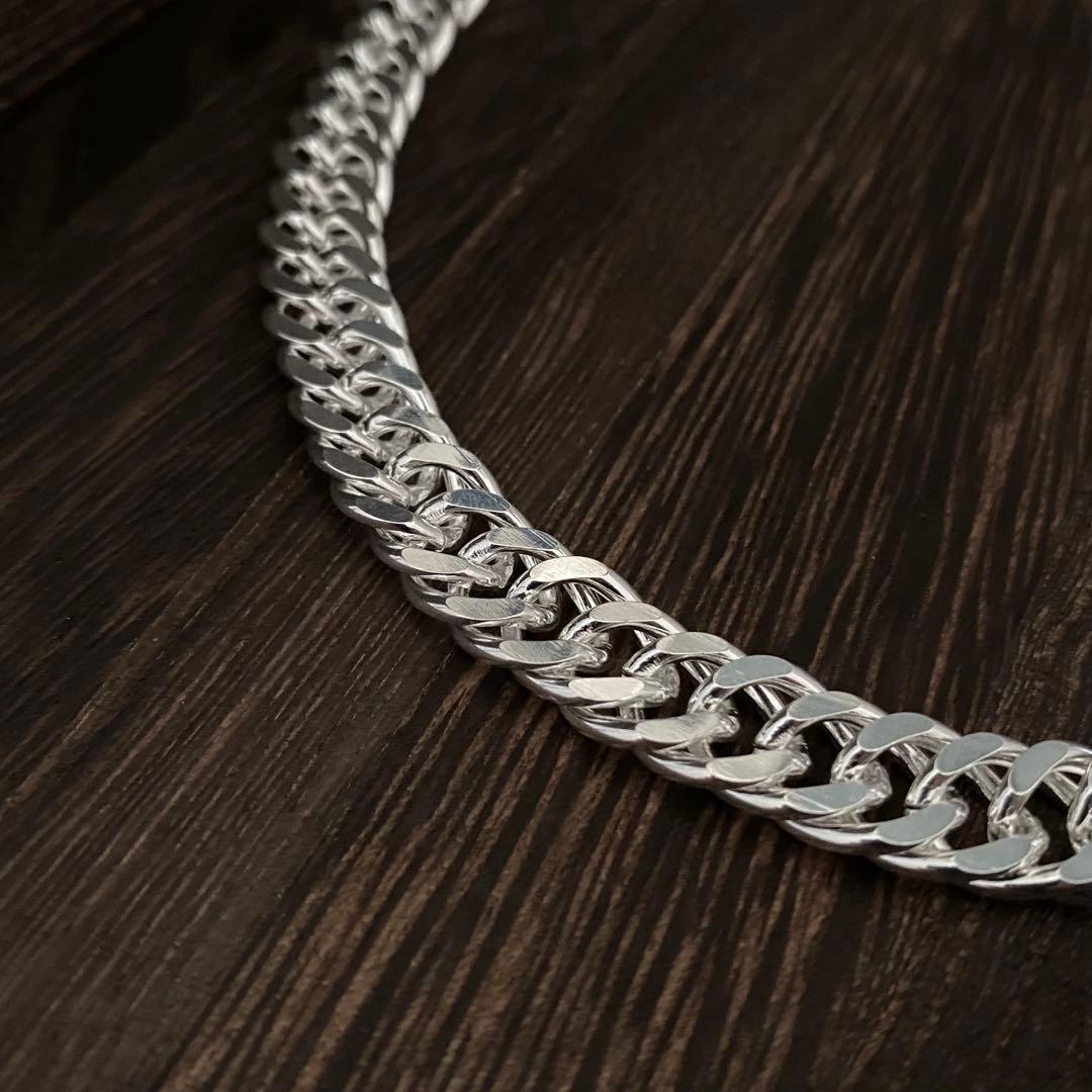 メキシカンジュエリー シルバー925 喜平チェーン ネックレス 60cm