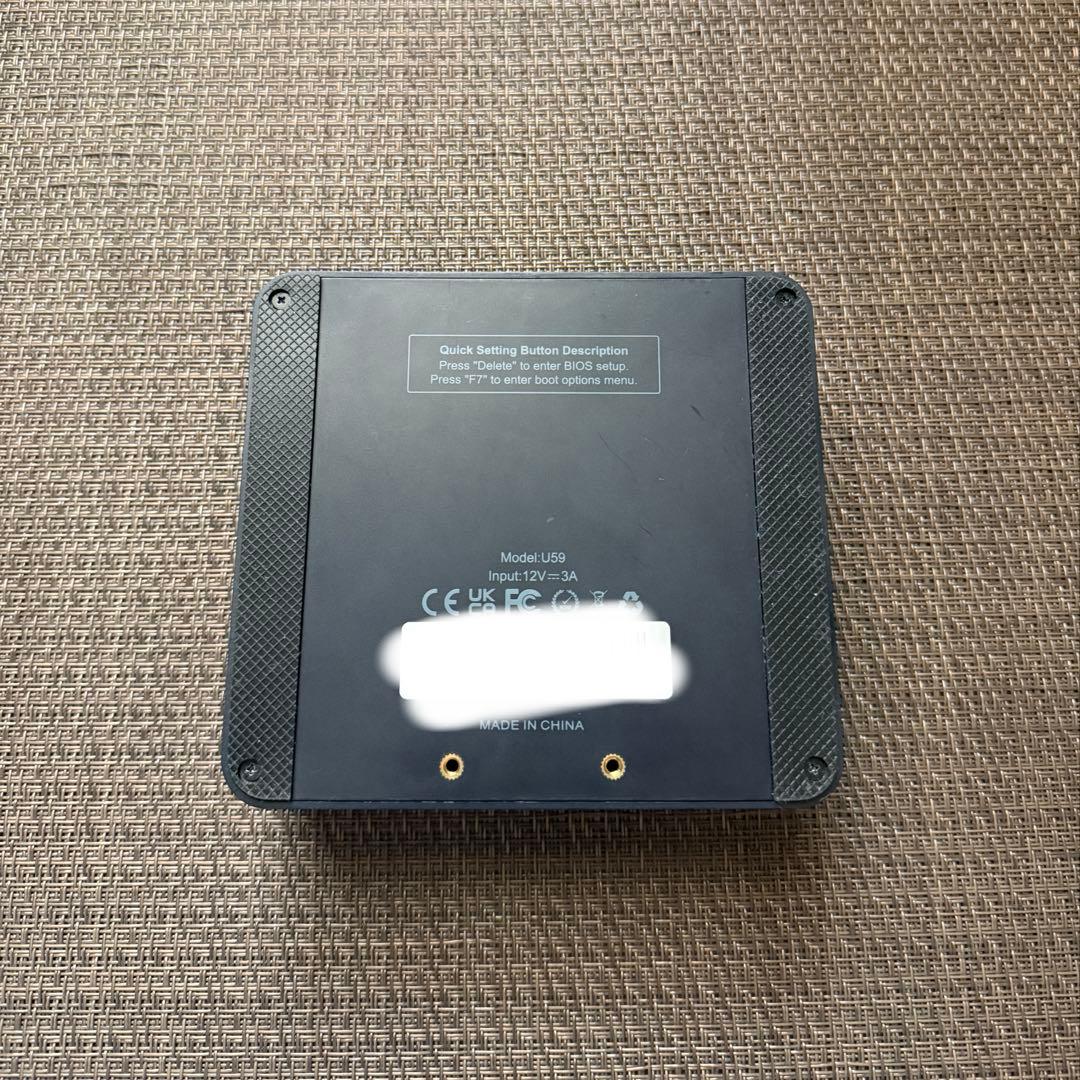 ミニPC Beelink U59 N5095 8GB RAM 128GB SSD