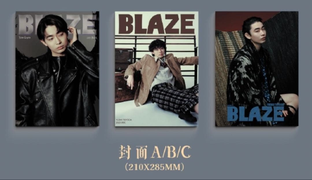 豊田裕大 BLAZE 中国雑誌 12月号 D版