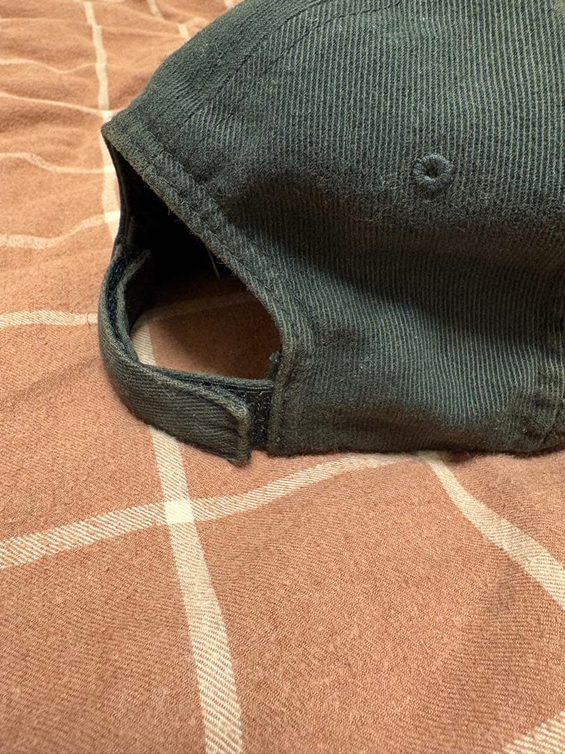 BALENCIAGA adidas ヴィンテージ加工 帽子 キャップブラック