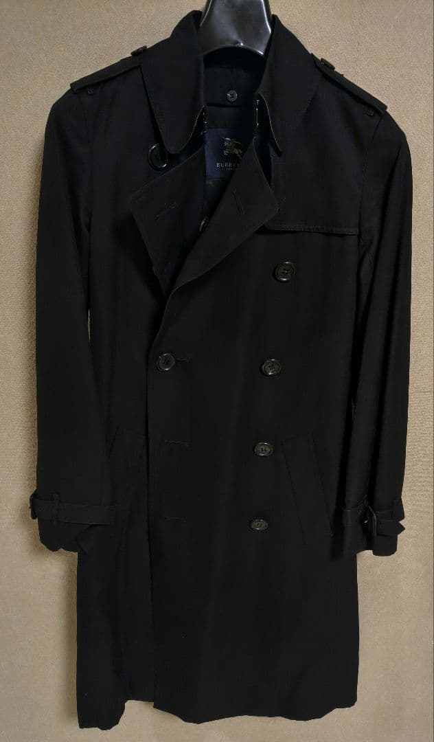 BURBERRY ブラック トレンチコート 36