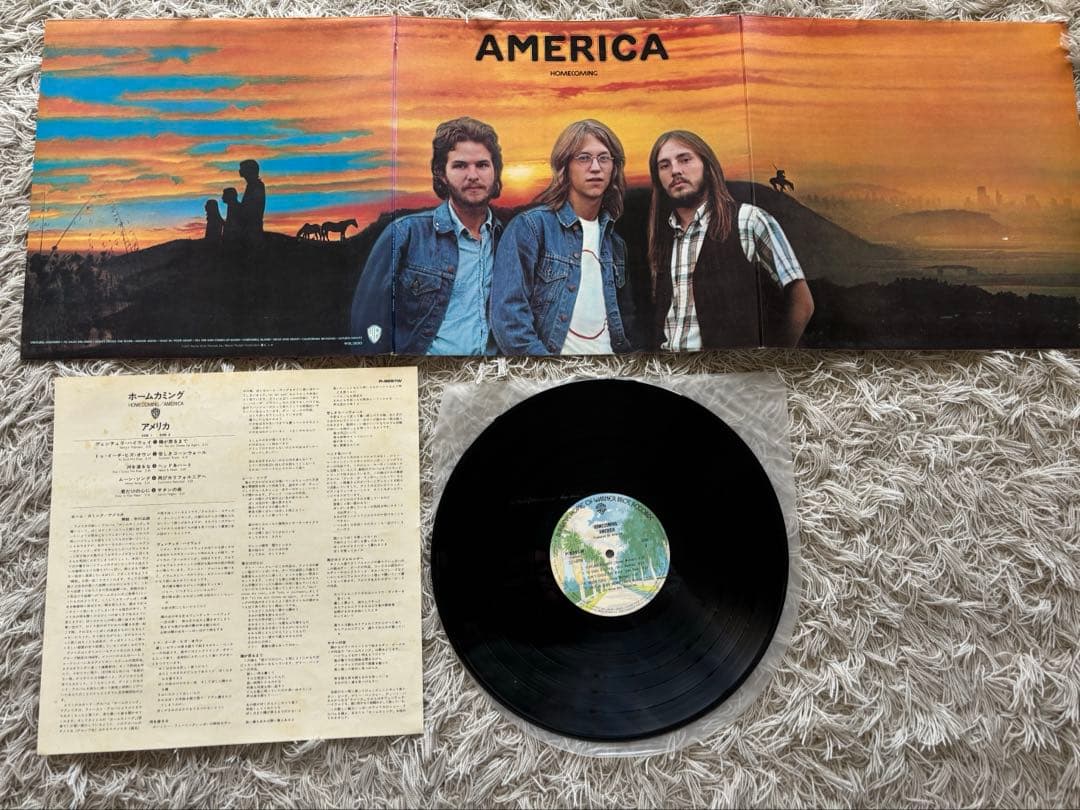 America アルバム「America」 ４アルバムとコンサートパンフレット