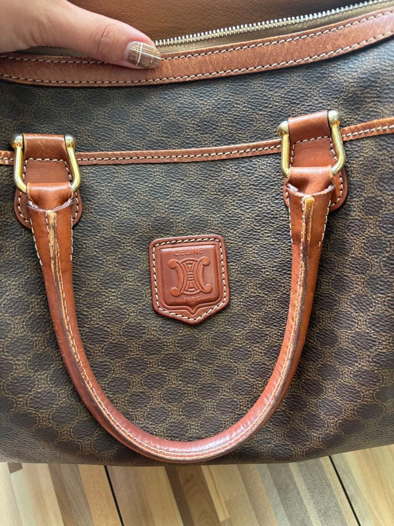 【限定価格】CELINE セリーヌ ハンドバッグ マカダム オールドセリーヌ
