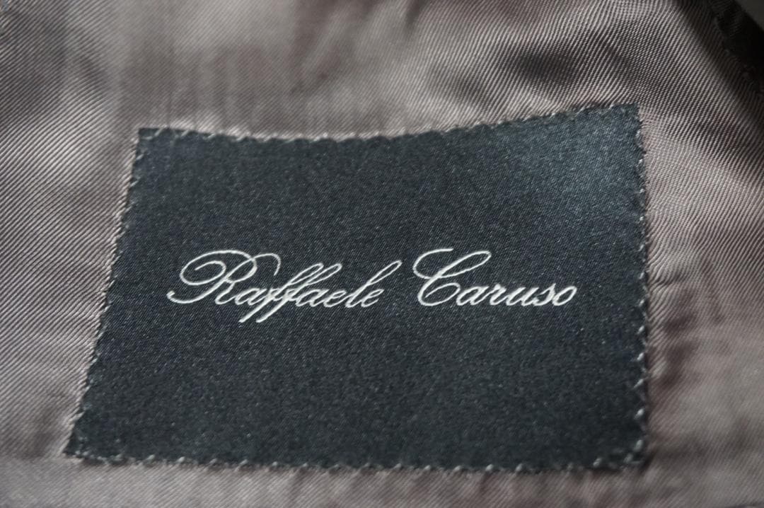【美品】 CARUSO カルーゾ スーツ 【サイズ46】 ウール カシミヤ