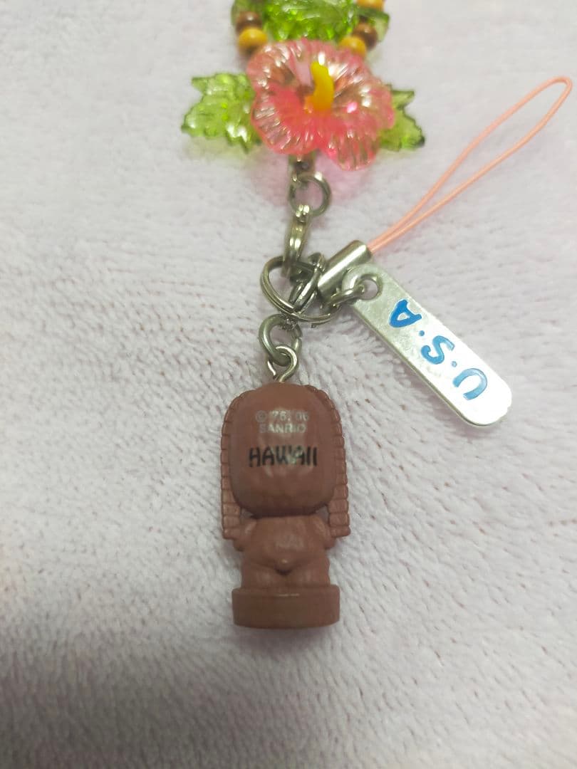 Sanrio サンリオ キティちゃん ハワイ 限定 モアイ像 ストラップ レア