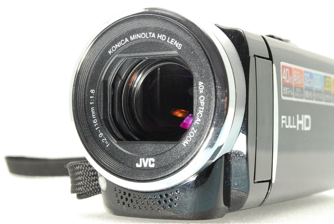 JVC GZ-E265 ❤️動作確認済 ビデオカメラ ジェイブイシー ブラック
